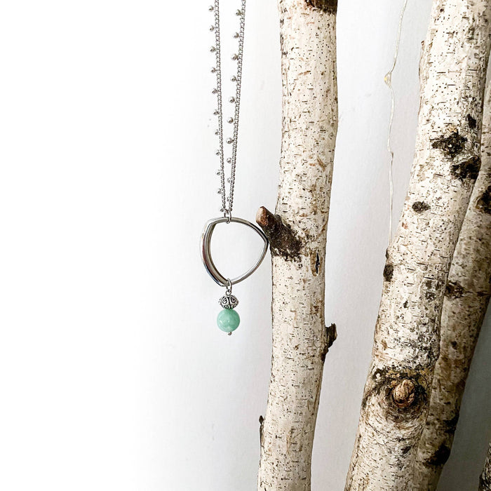 Sautoir « jade »