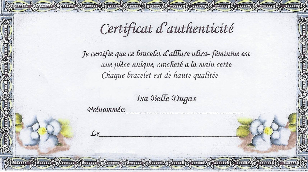 Bracelet de perles maryse