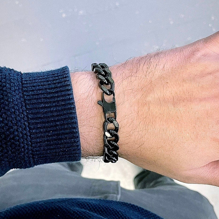 Chaîne gourmette 10mm la force en acier