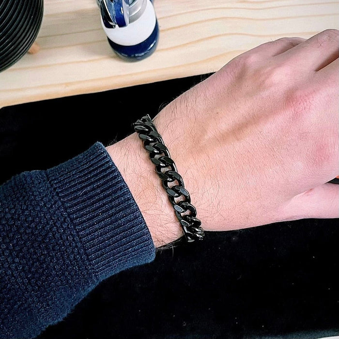 Chaîne gourmette 10mm la force en acier