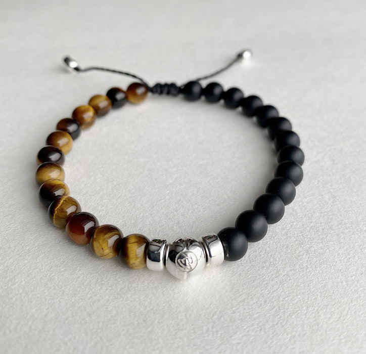 Combos de bracelets cuir de serpent python et pierres semi-précieuses