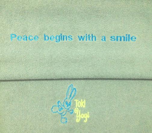 Serviette de yoga en microfibre premium