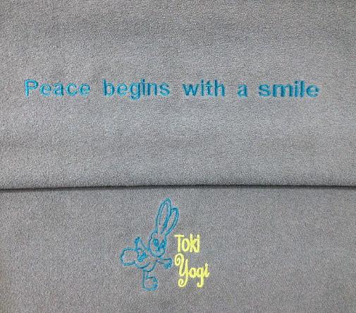 Serviette de yoga en microfibre premium