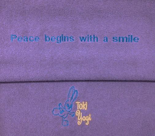 Serviette de yoga en microfibre premium