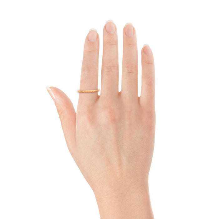 Bague baila or rose 18 carats