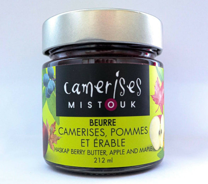 Beurre de camerises, pommes et érable