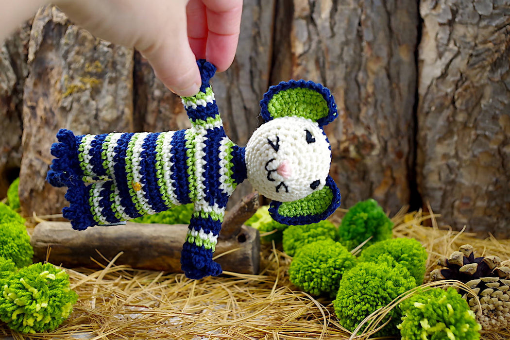 Souris, toutou fait à la main