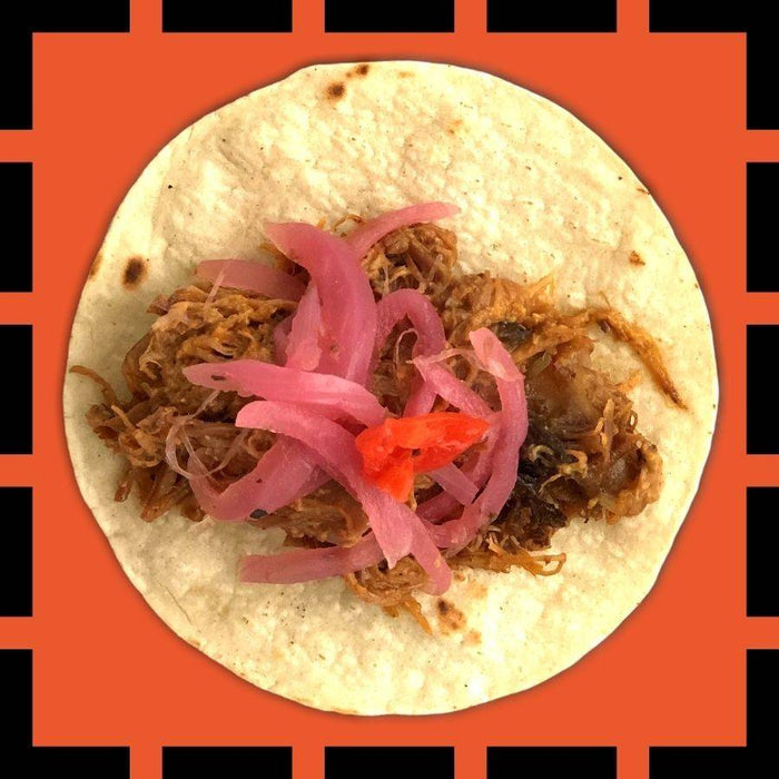 Tacos cochinita porc prêt-à-manger