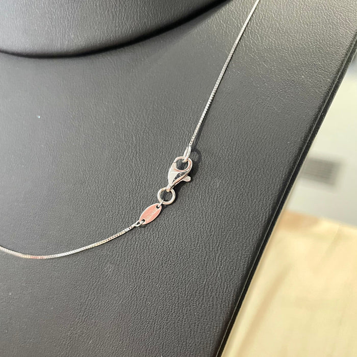 RPM Chaine vénitiennes - carré en or jaune ou blanc 10K 18 pouces