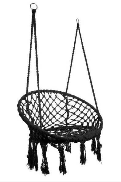 Fauteuil suspendu noir