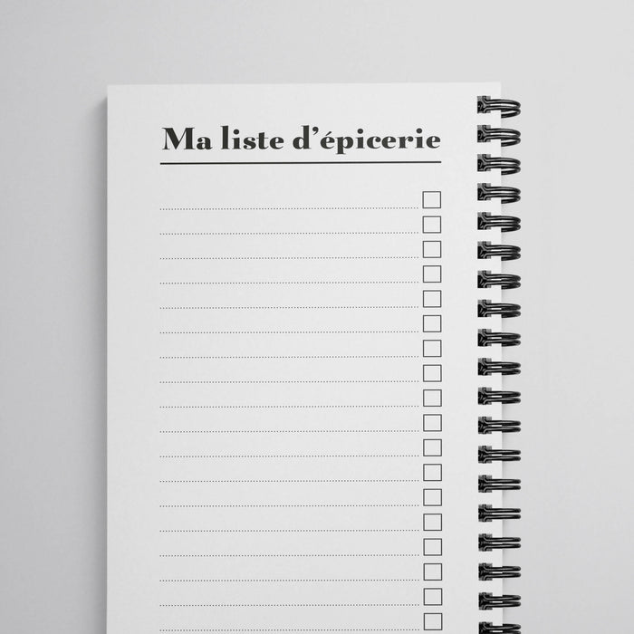 Planificateur de repas/épicerie | pizza en fuite