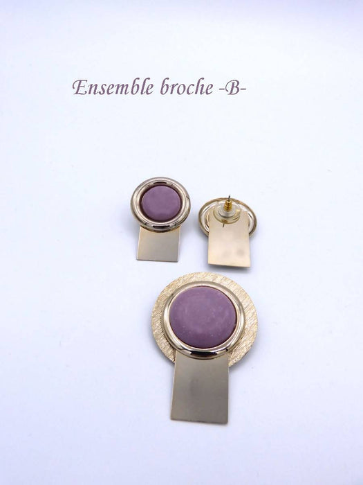 Ensemble broche -b-