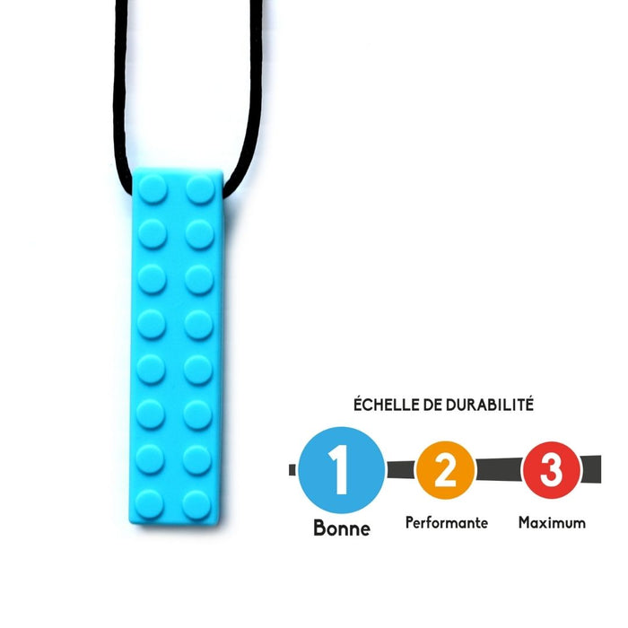 Pendentif - bloc: bleu *livraison gratuite*