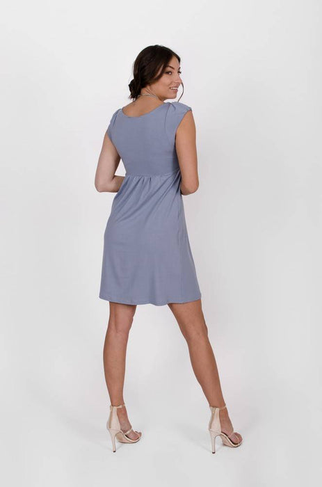 Robe aliénor bleu azur