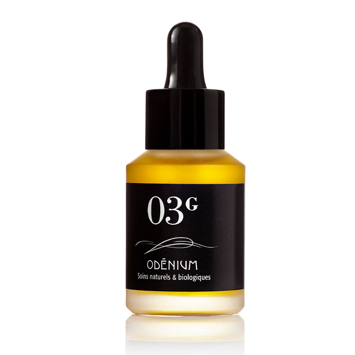 Sérum "03g" matifiant & équilibrant. régule la production de sébum et resserre les pores de la peau. absorption rapide. non comédogène. pour peau grasse.