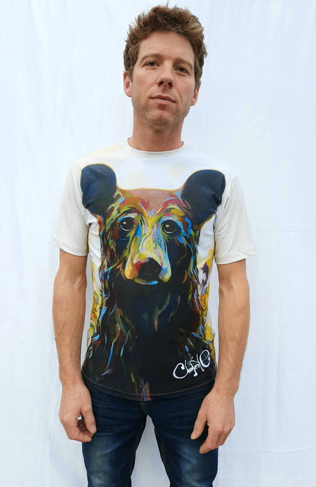 T-shirt pour homme ours noir