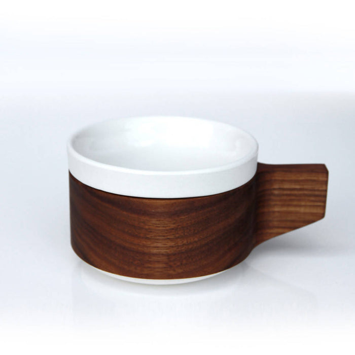 Tasse à café cappuccino en bois bu