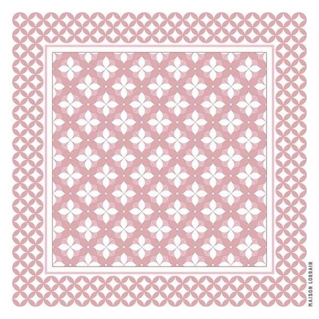 Sous-verres de vinyle (4) blush / vinyl coasters (4) - motif petite fleur blush