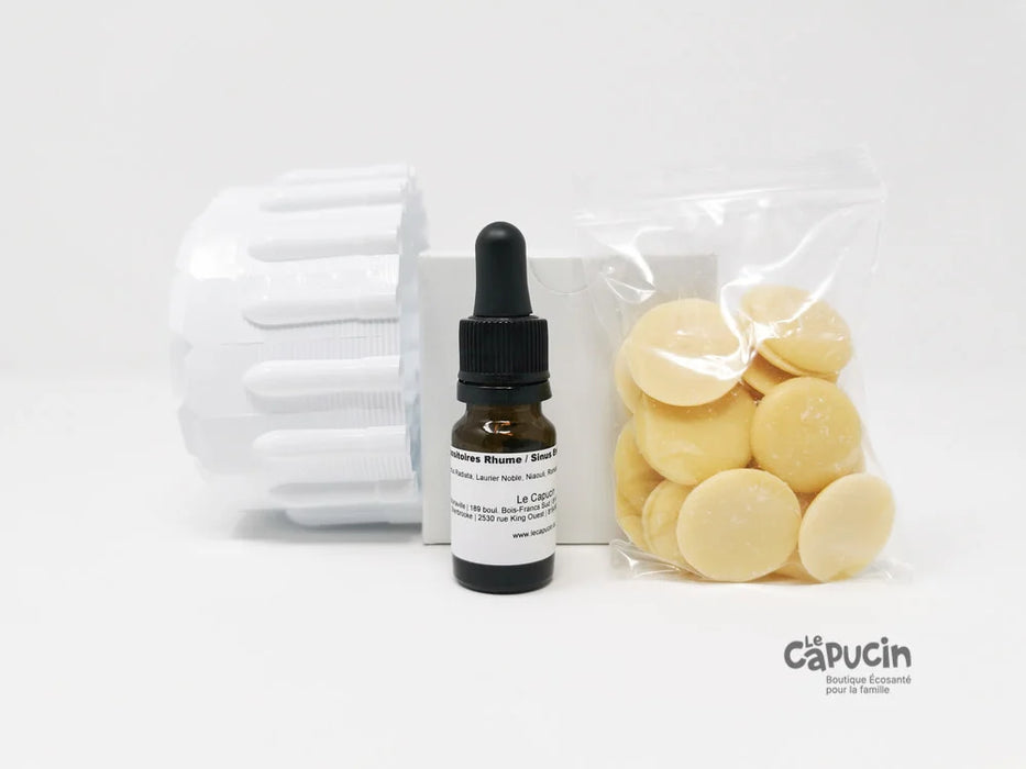 Trousse de fabrication pour suppositoires "rhume/sinus - enfants" de capucin