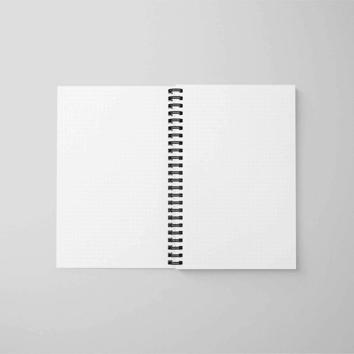 Cahier pointillé | vue sur la montagne