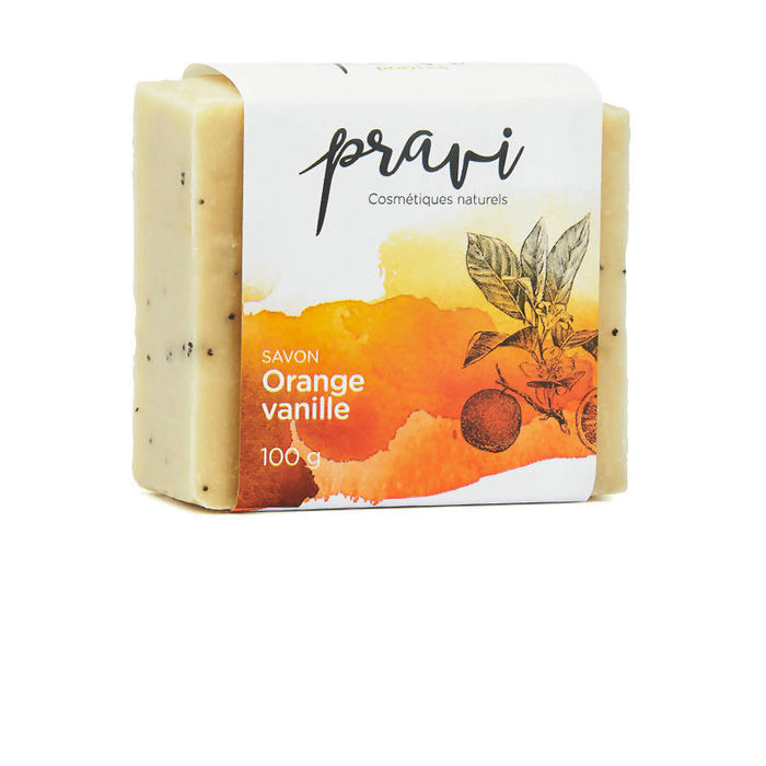 Savon orange vanille
