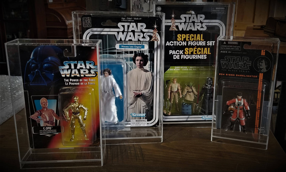 Présentoir en acrylique pour figurine star wars