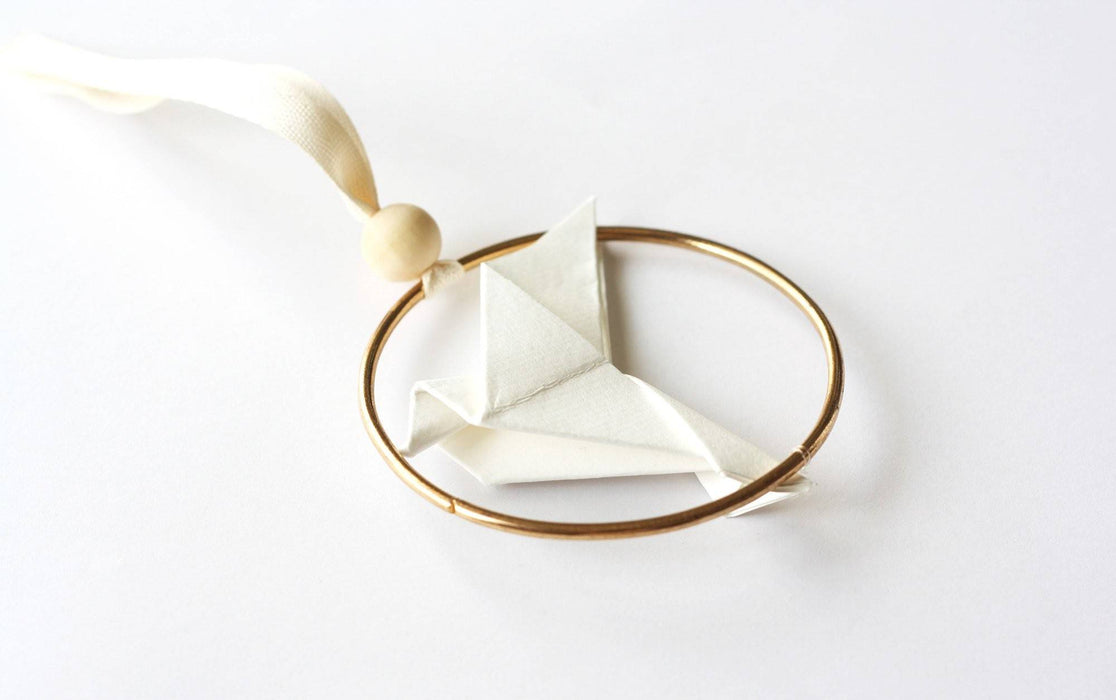 Bijou de sapin - l'anneau colombe