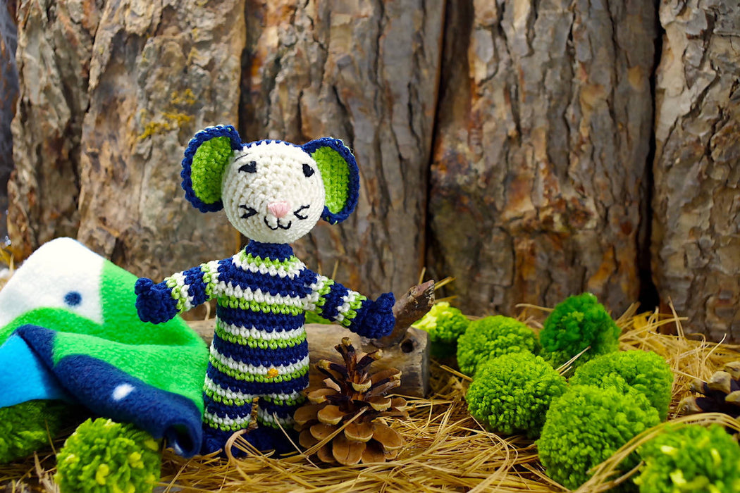 Souris, toutou fait à la main