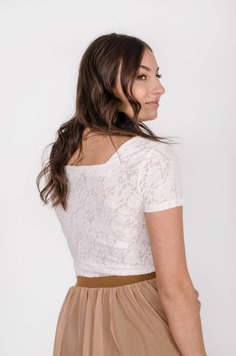 Chandail isabeau blanc neige