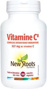 Vitamine C8 (Capsules) 527 mg -New Roots Herbal -Gagné en Santé
