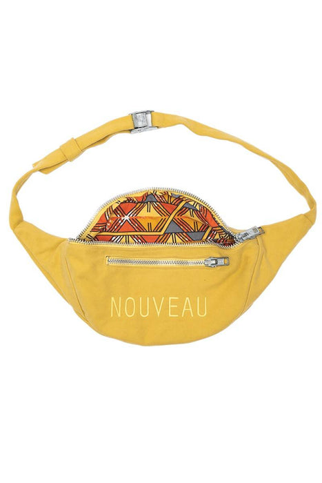 Sac banane moleskine jaune