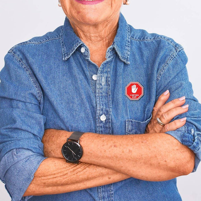 Badge distanciation sociale