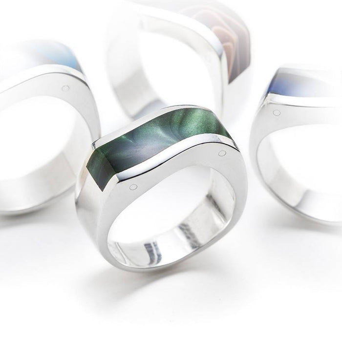 Modèle bague pour homme classique