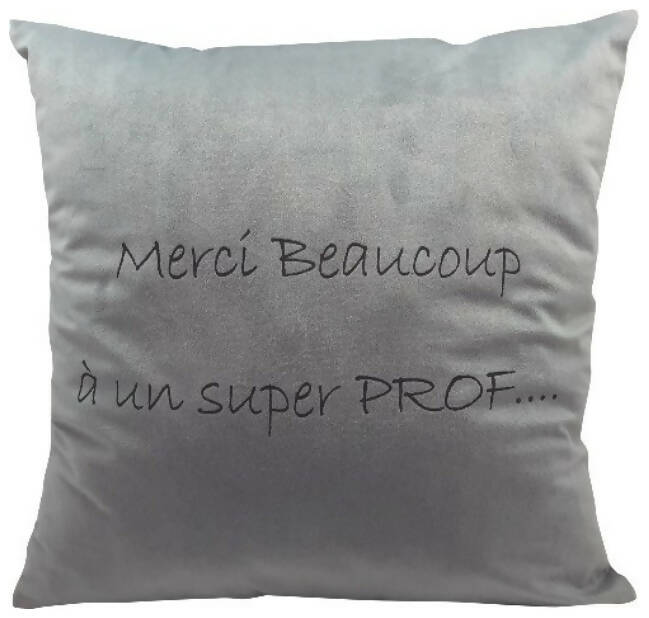 Coussin merci à un super prof