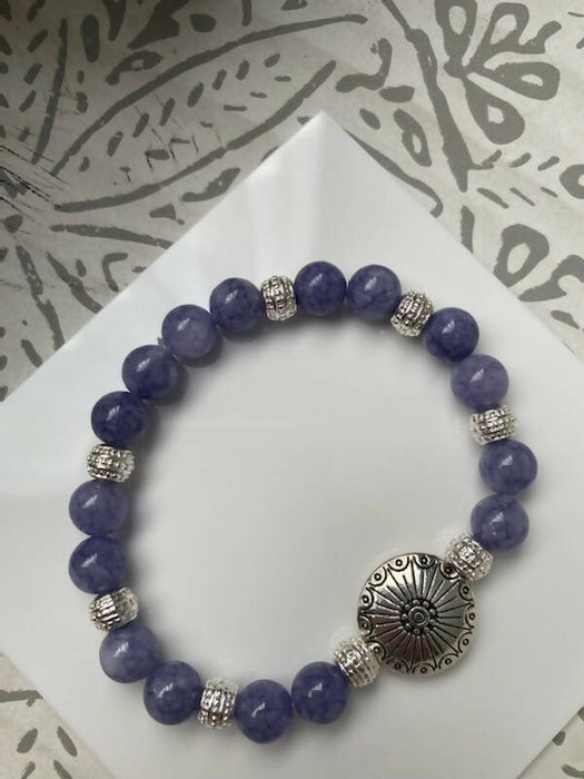 Bracelet de quartz mauve