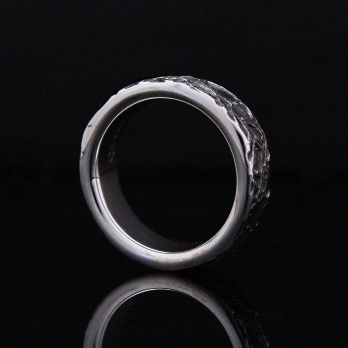 Bague jonc écaillé