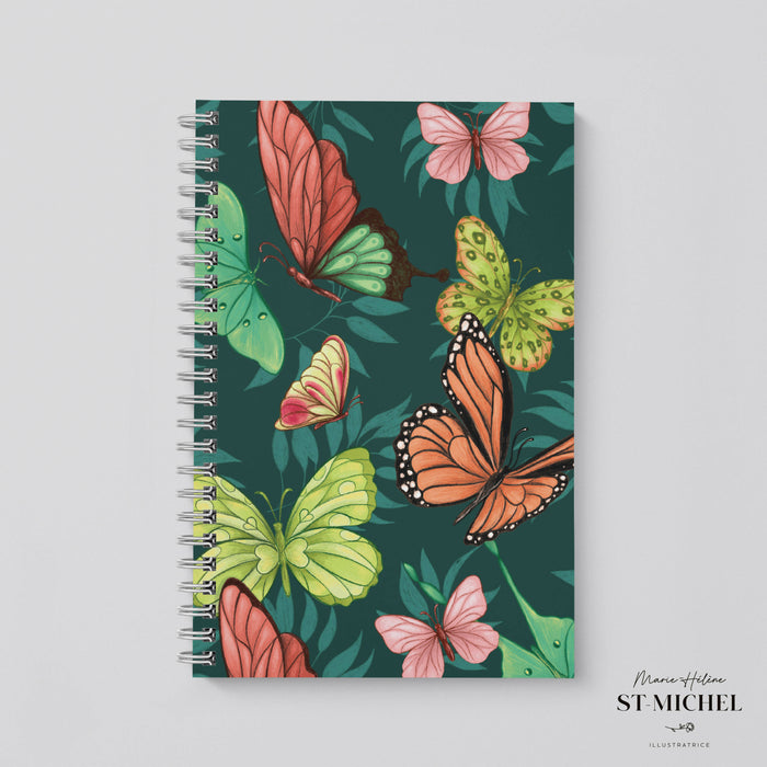 Cahier pointillé | papillons