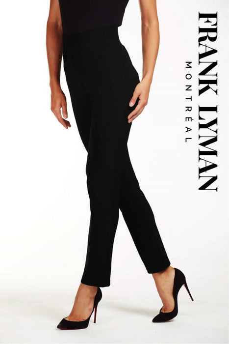 Pantalon noir élancé habillé de frank lyman design