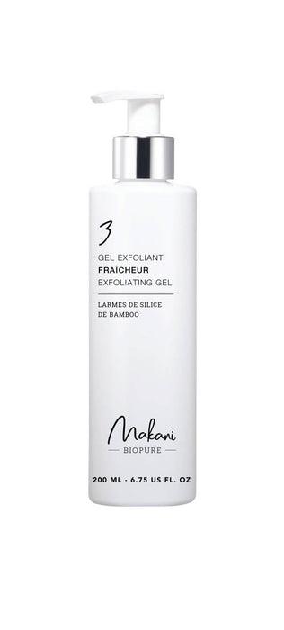 Gel exfoliant fraîcheur - larmes de silice de bamboo