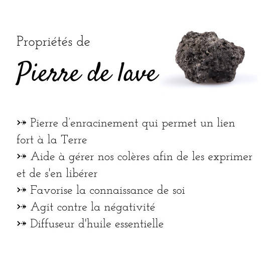 Collier minimaliste pour femmes avec pierres de lave noire et acier inoxydable