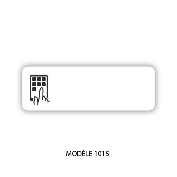Badges d'identification - nom et pictogramme